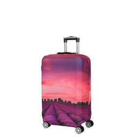 

W1012 Чехол для чемодана, цвет розовый, размер S, 50х65х1см