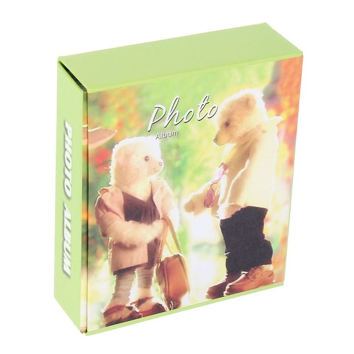 Фотоальбом на 40 фото 10х15 см "Пара мишек", МИКС