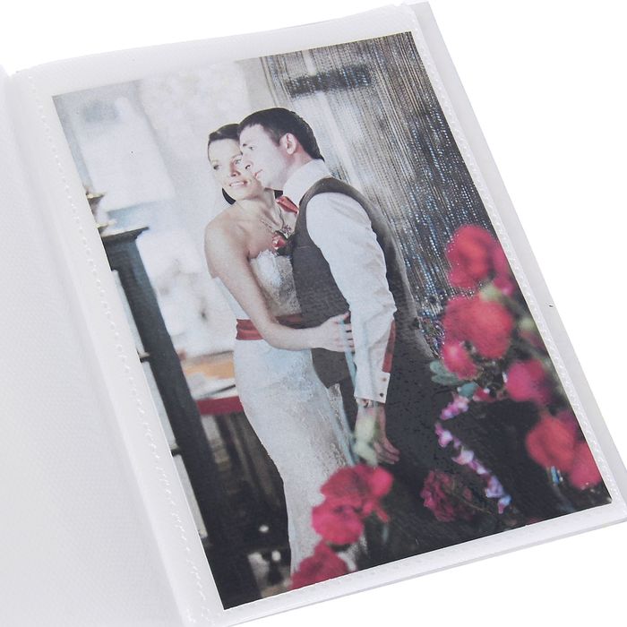 Фотоальбом на 40 фото 10х15 см "Пара мишек", МИКС