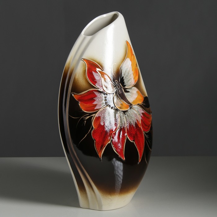 Ваза "Каприз" бабочка, микс