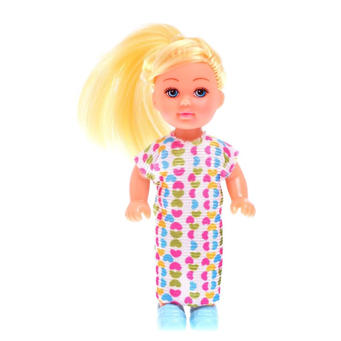 Кукла-малышка «Ева», в платье, МИКС кукла малышка ева с аксессуарами микс