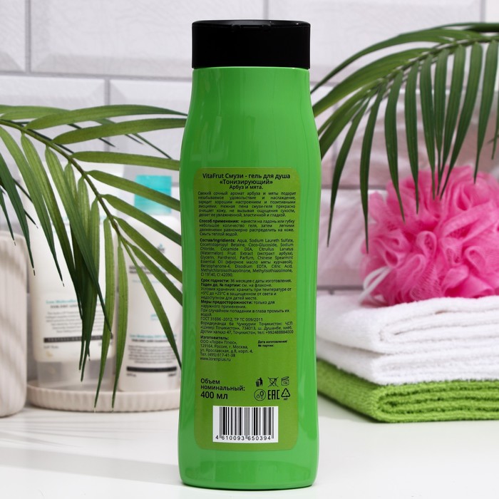 Гель для душа VitaFrut, Смузи, Тонизирующий, 400 мл