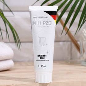 

Зубная паста HIPZO Brilliant Care сияющая белоснежная улыбка, 75 мл