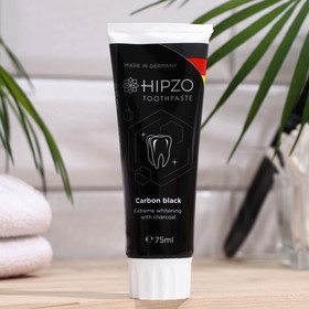 

Зубная паста HIPZO Carbon Black экстра-отбеливающая с углем, 75 мл