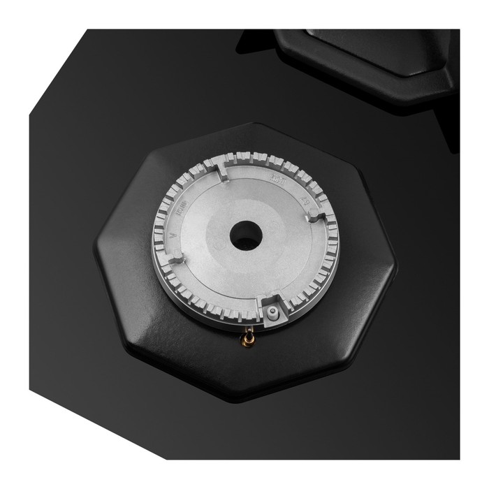 Варочная поверхность MAUNFELD EEHG.642VC.2CB/KG, комбинированная, 4 конфорки, чёрная