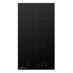 

Варочная поверхность HOMSair HIY32BK, индукционная, 2 конфорки, чёрная