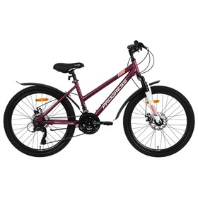 Велосипед 24' Progress Ingrid Pro RUS, цвет бордовый, размер 15' Ош