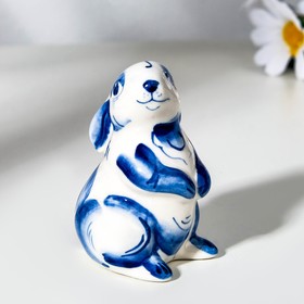 

Сувенир "Кролик", 7х4,5 см, гжель
