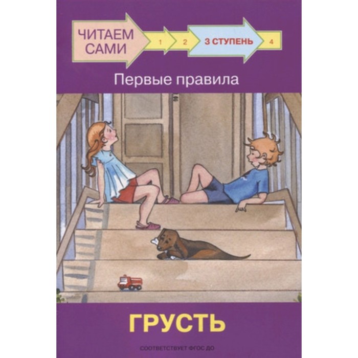 Ступень 3. Первые правила. Грусть. ФГОС ДО. Ребрикова О.В., Левченко О.А. ступень 3 первые правила ночью фгос до ребрикова о в левченко о а