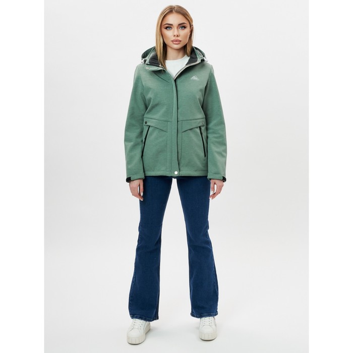 

Ветровка женская softshell бирюзового цвета, размер 42