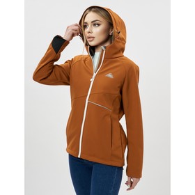 

Ветровка женская softshell коричневого цвета, размер 48