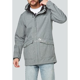 

Парка softshell мужская серого цвета, размер 50