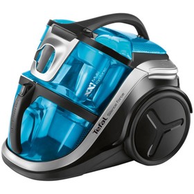 

Пылесос Tefal TW8351EA, 750 Вт, контейнер 2 л, черно-голубой