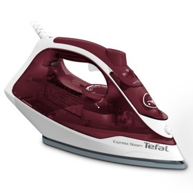 

Утюг Tefal FV2866E0, 2400 Вт, нержавеющая сталь, 40 г/мин, 270 мл, бордовый