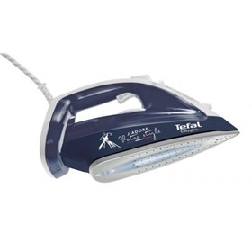 

Утюг Tefal FV3968E0, 2400 Вт, антипригарная подошва, 40 г/мин, 270 мл, синий