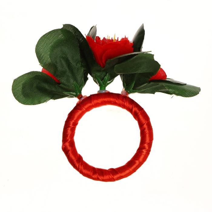 Кольцо для салфеток "Розалия" цвет красный