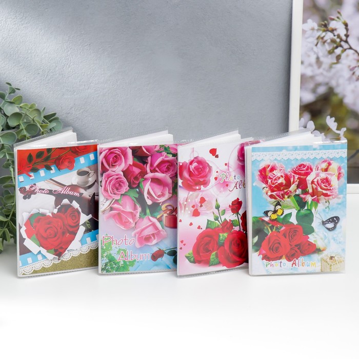 Фотоальбом "Цветочный мотив" на 36 фото 10х15 см, МИКС