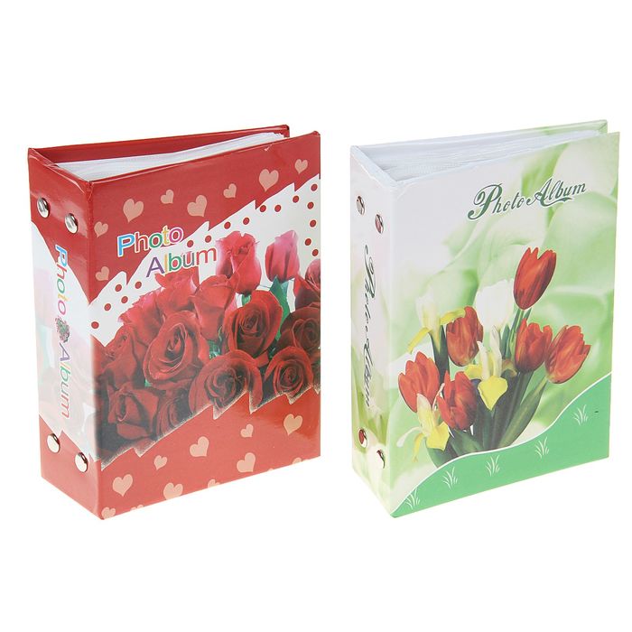 Фотоальбом на 92 фото 10х15 "Прекрасные цветы", микс