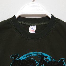 

Футболка для мальчика, цвет т зеленый/супер трак, рост 122 см