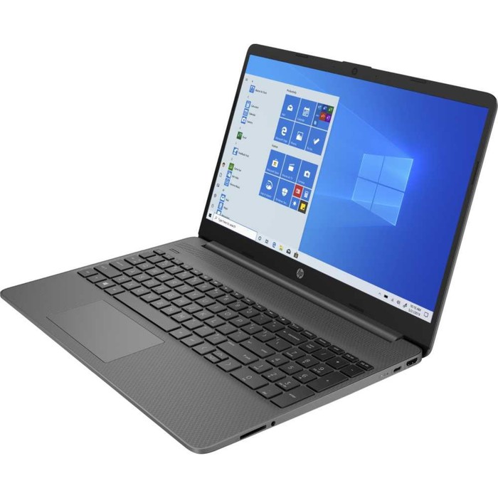 фото Ноутбук hp 15s-eq1321u , 15.6", 3050u, 4гб, ssd 128 гб,win10,wi-fi, bt, серый