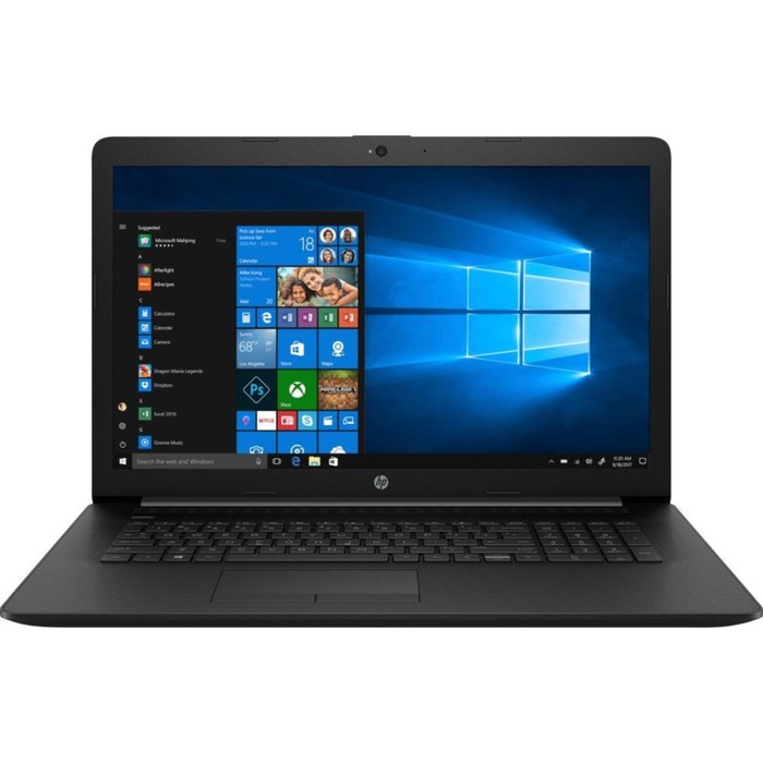 фото Ноутбук hp 17-ca2041ur, 17.3", ryzen 3 3250u, 4гб, ssd 256 гб, win10, wi-fi, bt, чёрный