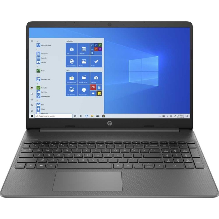 фото Ноутбук hp 15s-eq1320ur, 15.6", gold 3150u, 4гб, ssd 128 гб, win10, wi-fi, bt, серый