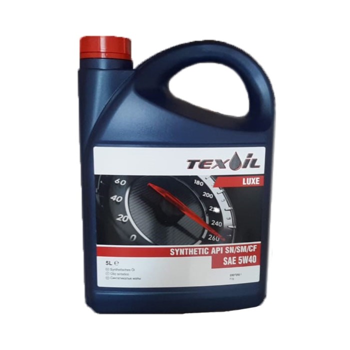 фото Масло моторное texoil sae 5w40 api sn/cf luxe, синтетическое, 5 л