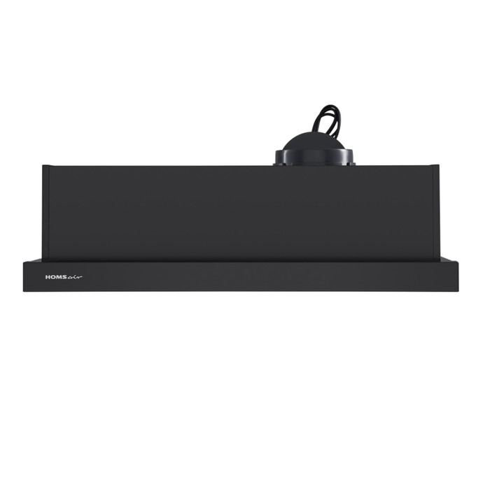 

Вытяжка HOMSair FLAT 50, встраиваемая, 520 м3/ч, 2 скорости, 50 см, чёрная