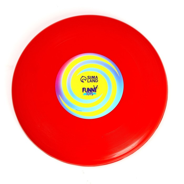 Летающая тарелка «Фрисби» 23 см, цвет красный