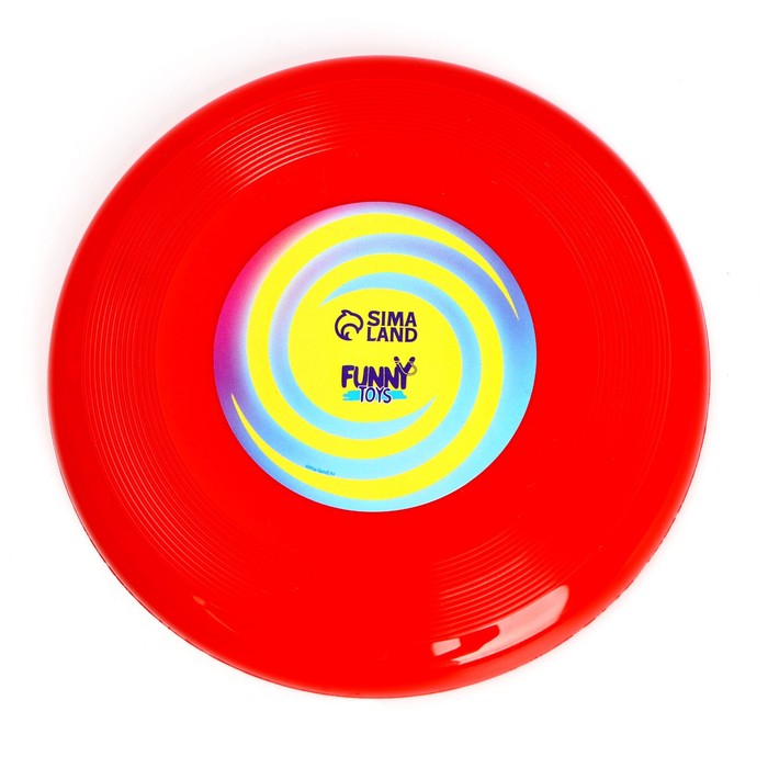 фото Летающая тарелка "малая" 13 см, цвет красный funny toys