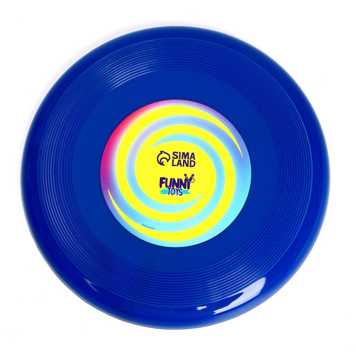 фото Летающая тарелка "малая" 13 см, цвет синий funny toys