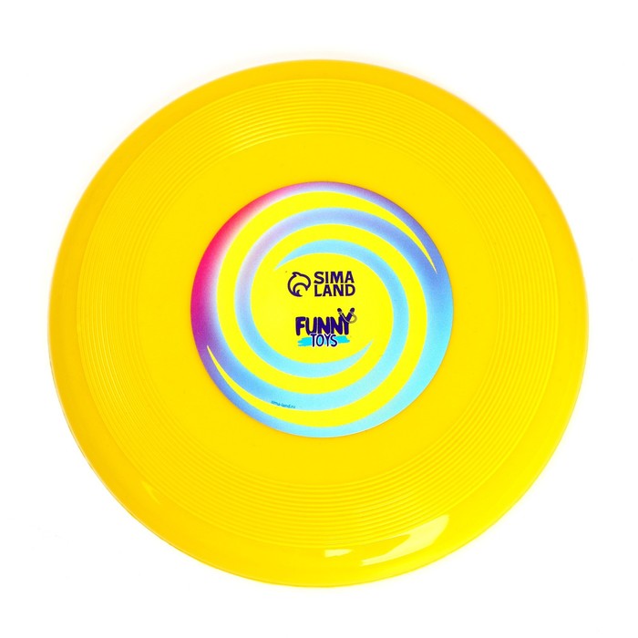фото Летающая тарелка "малая" 13 см, цвет желтый funny toys