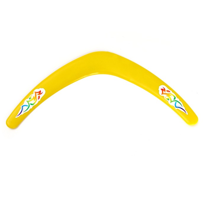 Бумеранг «Большой» 38 см, цвет жёлтый
