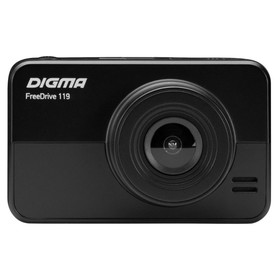 Видеорегистратор Digma FreeDrive 119, дисплей IPS 2,2" 1920x1080, 2 камеры, угол 140°