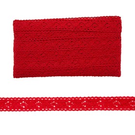 

Кружево CL-103, 20 мм/20 м, (JD037 красный)
