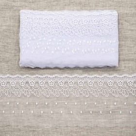 

Кружево капрон 12,7 см/13,71 м 0574-5002 (белый)