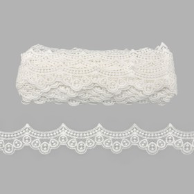 

Кружево матовое гипюр 5 см/13,72 м (белый)