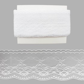 

Кружево сетка 0623-3013, 8,5 см/13,71 м (белый)