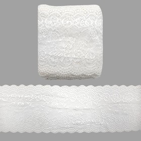 

Кружево эластичное 15,5 см/13,72 м (белый)