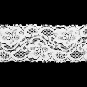 

Кружево эластичное LAEC1091, 45 мм/25 м (белый)