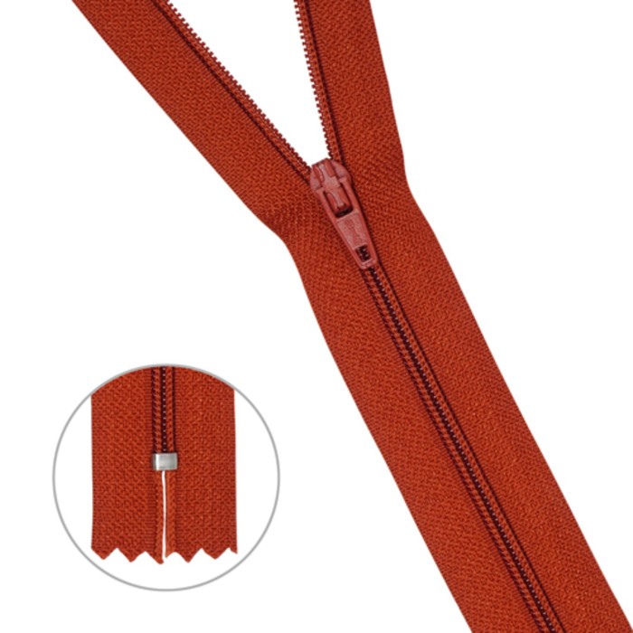 

Молния пластиковая №3, 20 см, 10 шт в уп.