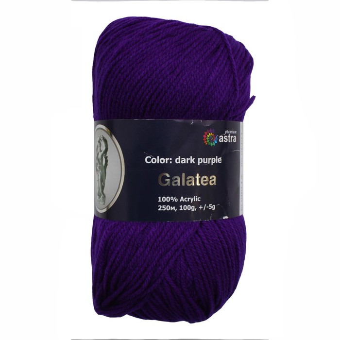 

Пряжа «Галатея», 100 гр/250м (100% акрил) (15 тёмно-фиолетовый) 3 шт в уп.