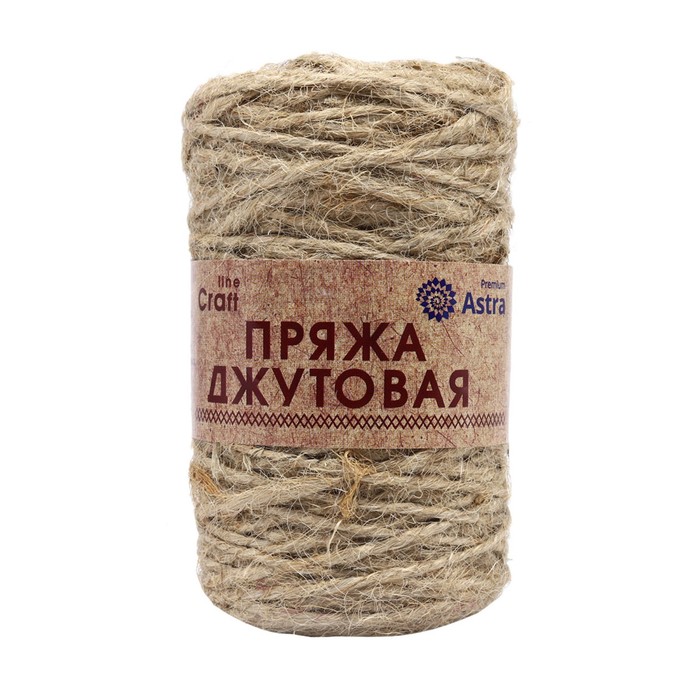 

Пряжа «Джутовая», 50 гр/50м (+/- 5%) (100% джут) 10 шт в уп.