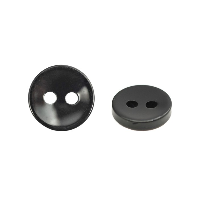 

Пуговица 14L (9 мм) 2 прокола (Black (чёрный)), 144 шт