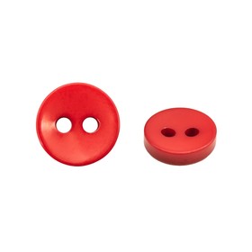 

Пуговица 14L (9 мм) 2 прокола (Red (красный)), 144 шт