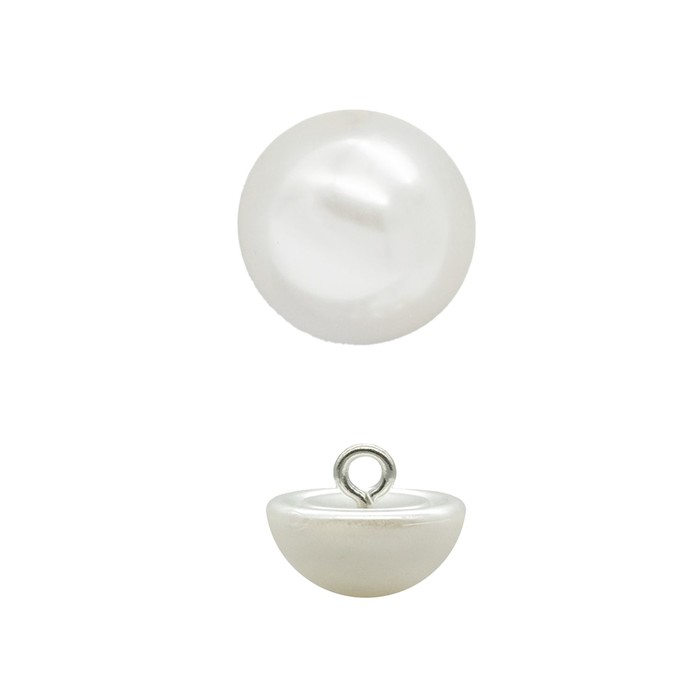 

Пуговица 16 мм (White (белый)), 24 шт