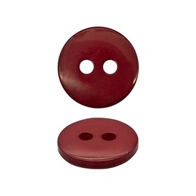 

Пуговица 18L (11 мм) 2 прокола перламутр (18-1655 TPX марсианский красный), 144 шт
