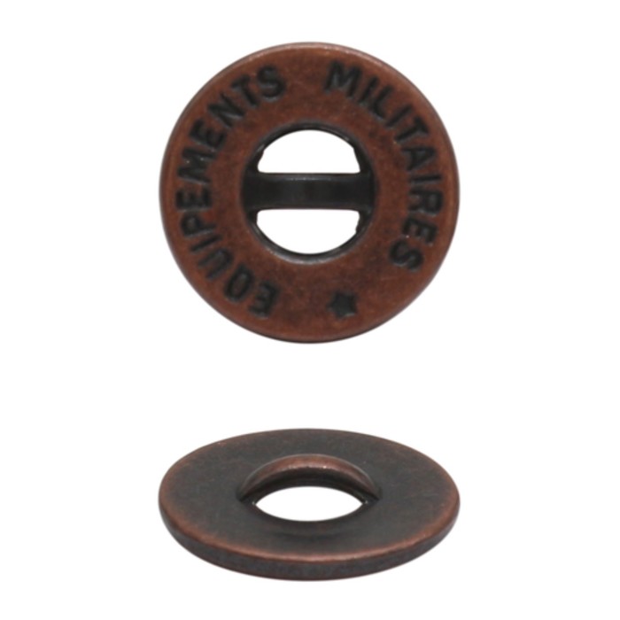 

Пуговица 18L (Copper), 72 шт