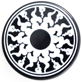 

Пуговица 24L (15 мм) (Black (черный)), 48 шт