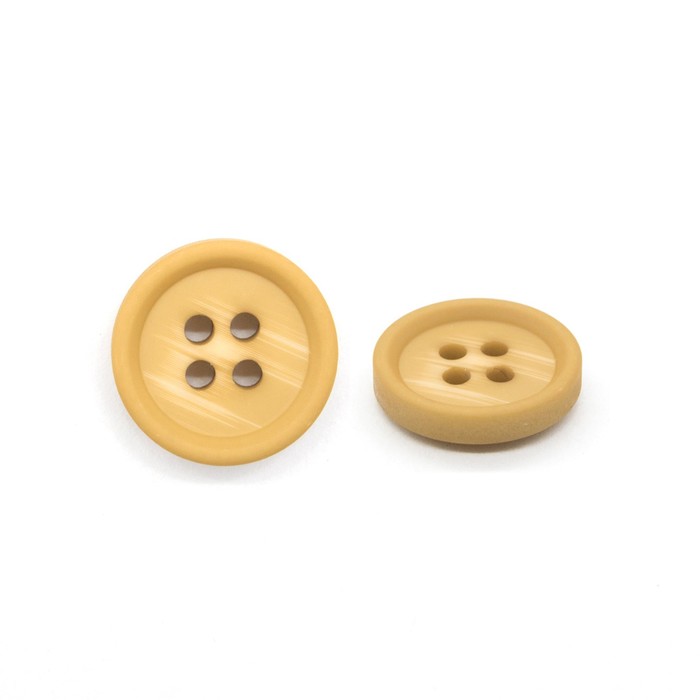 

Пуговица 24L (15 мм) 4 прокола (Beige (бежевый)), 36 шт